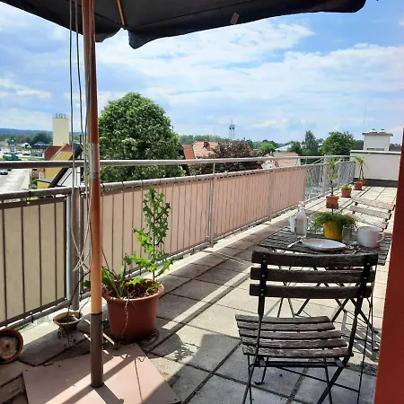 Apartmán Penthouse Am Radweg Mit Dachterasse