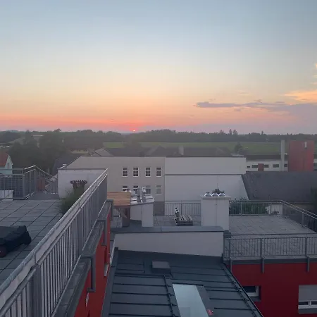 Penthouse Am Radweg Mit Dachterasse Apartmán