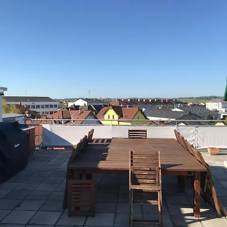 Penthouse Am Radweg Mit Dachterasse Apartamento